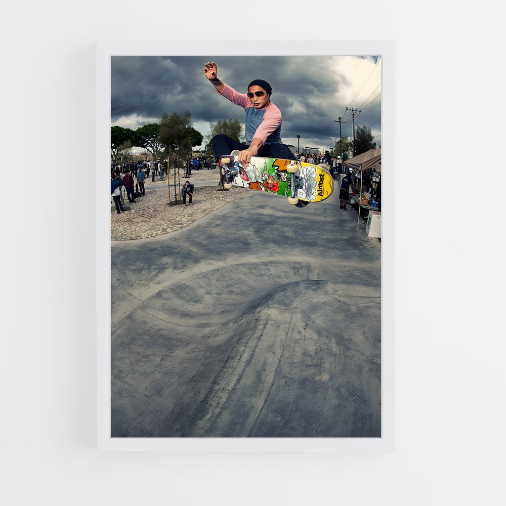 Poster Trickster de Daewon – affiche Skateboard (vue 3)